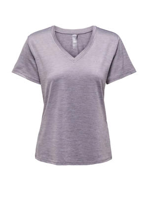 sportshirt ONPCORE LIFE grijs melange
