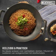 thumbnail: Blackwell  Wokpan / Wadjan Gietijzer ø 32 cm / 3.3 liter - geschikt voor alle warmtebronnen - zonder anti-aanbaklaag
