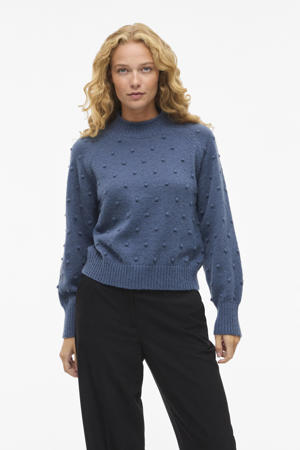 gebreide trui blauw
