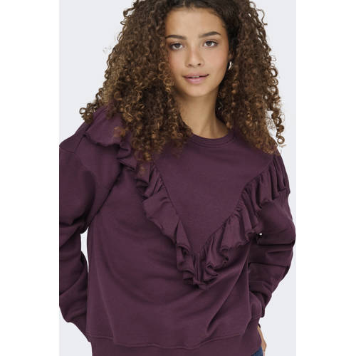ONLY sweater donkerpaars afbeelding