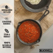 thumbnail: Blackwell  Koekenpan Skillet Gietijzer ø 16 cm - geschikt voor alle warmtebronnen - zonder anti-aanbaklaag