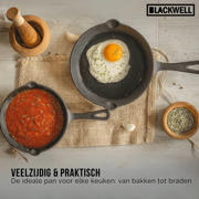 thumbnail: Blackwell  Koekenpan Skillet Gietijzer ø 16 cm - geschikt voor alle warmtebronnen - zonder anti-aanbaklaag