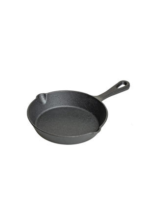 Koekenpan Skillet Gietijzer ø 16 cm - geschikt voor alle warmtebronnen - zonder anti-aanbaklaag