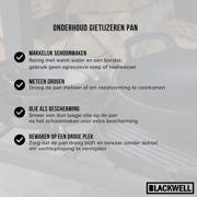 thumbnail: Blackwell  Koekenpan Skillet Gietijzer ø 20 cm - geschikt voor alle warmtebronnen - zonder anti-aanbaklaag
