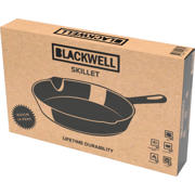 thumbnail: Blackwell  Koekenpan Skillet Gietijzer ø 20 cm - geschikt voor alle warmtebronnen - zonder anti-aanbaklaag