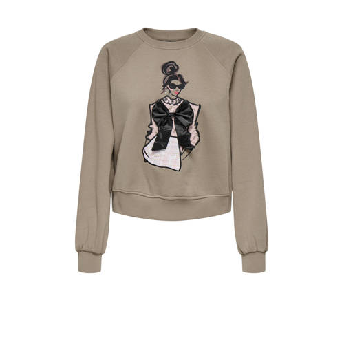 ONLY sweater bruin afbeelding