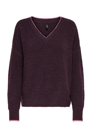 pullover donkerrood