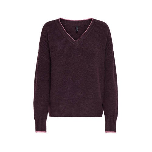 ONLY pullover donkerrood afbeelding