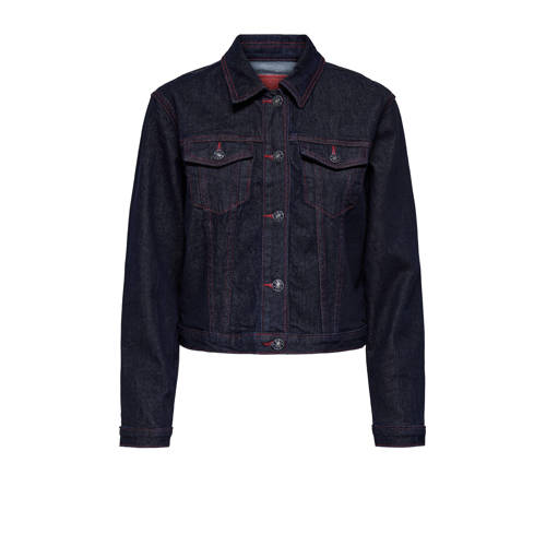 ONLY denim spijkerjas dark blue denim afbeelding