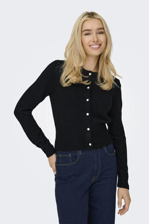 gebreid vest zwart