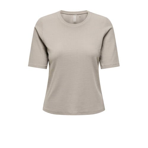 ONLY PLAY sportshirt ONPSEREN beige afbeelding
