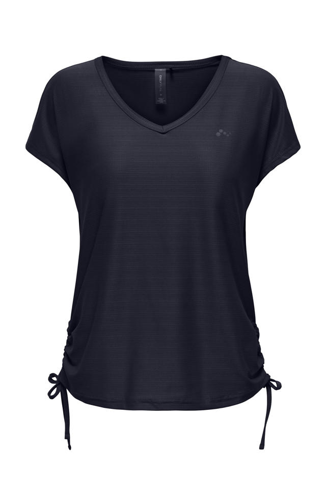ONLY PLAY sportshirt ONPSMILA donkerblauw wehkamp