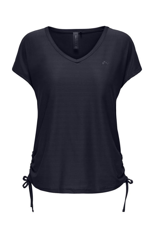 ONLY PLAY sportshirt ONPSMILA donkerblauw wehkamp