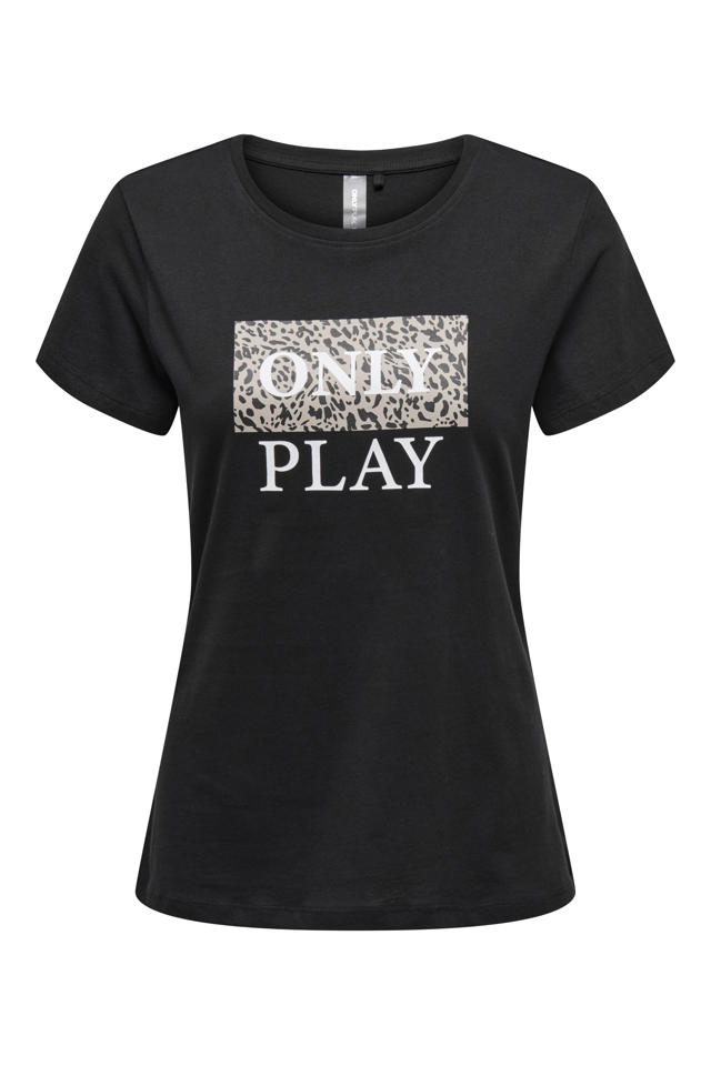 ONLY PLAY sportshirt zwart kopen? Morgen in huis wehkamp