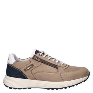 Discover nubuck sneakers taupe