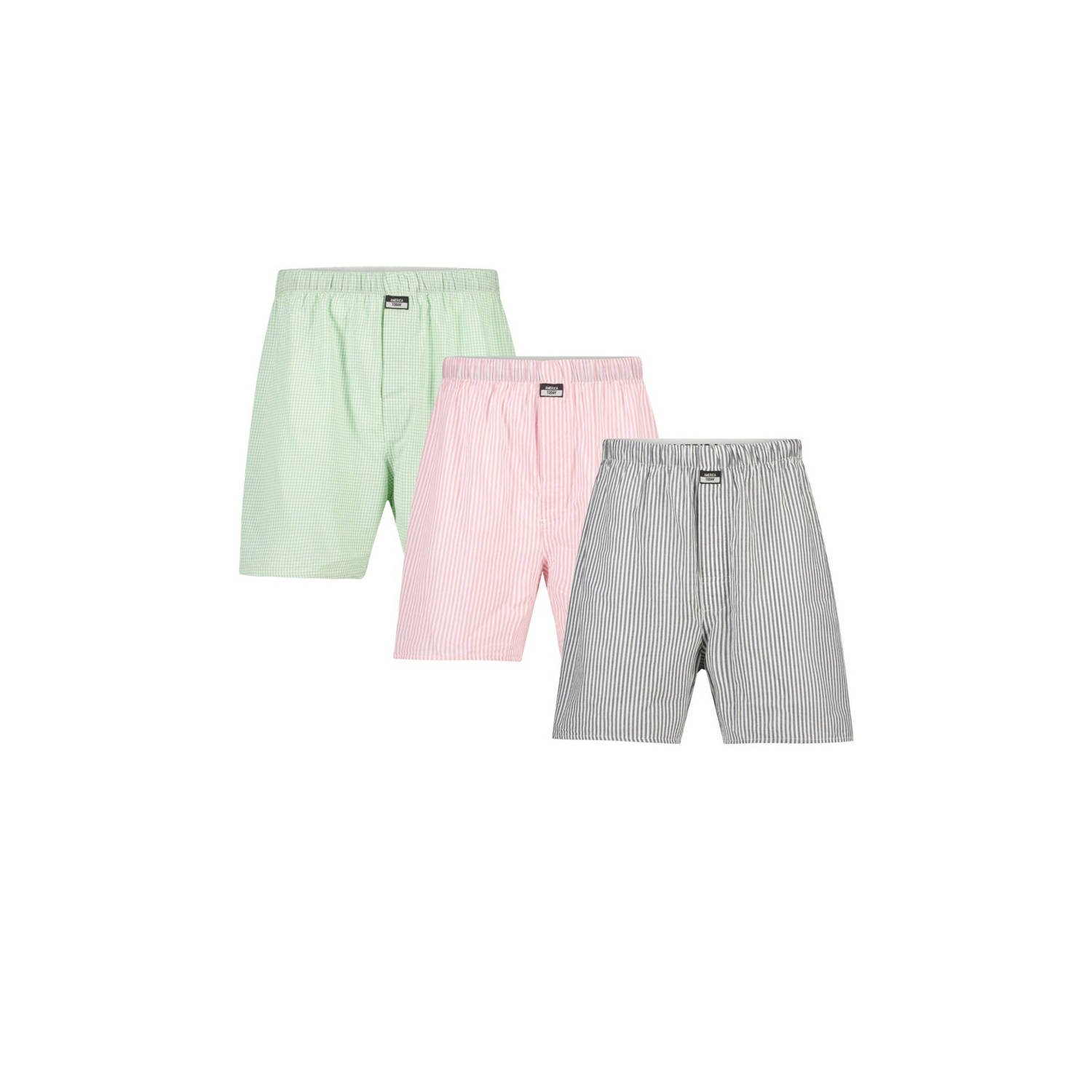 America Today wijde boxershort Thomas (set van 3)