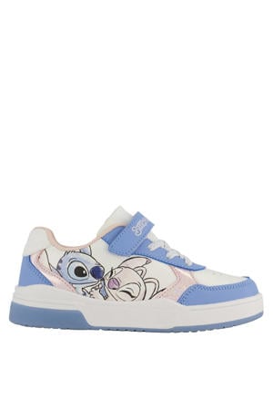 Stitch sneakers blauw/wit