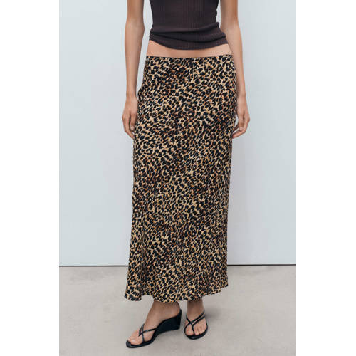 Mango maxi rok bruin afbeelding