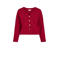 VILA vest rood gebreid