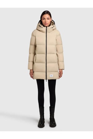 winterjas beige