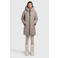 Khujo winterjas taupe
