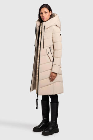 winterjas beige