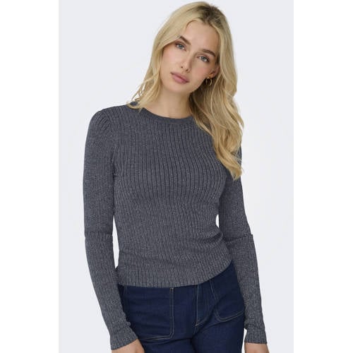 JDY gebreide trui met lurex afbeelding