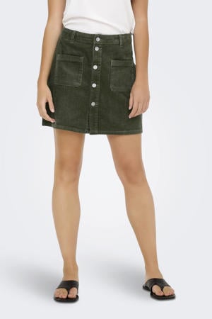 corduroy korte rok