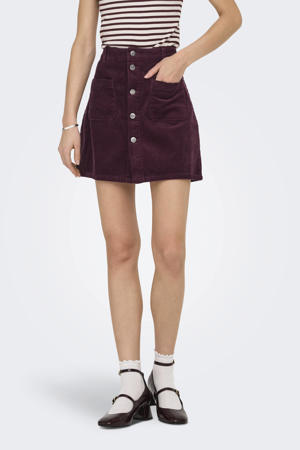 corduroy korte rok