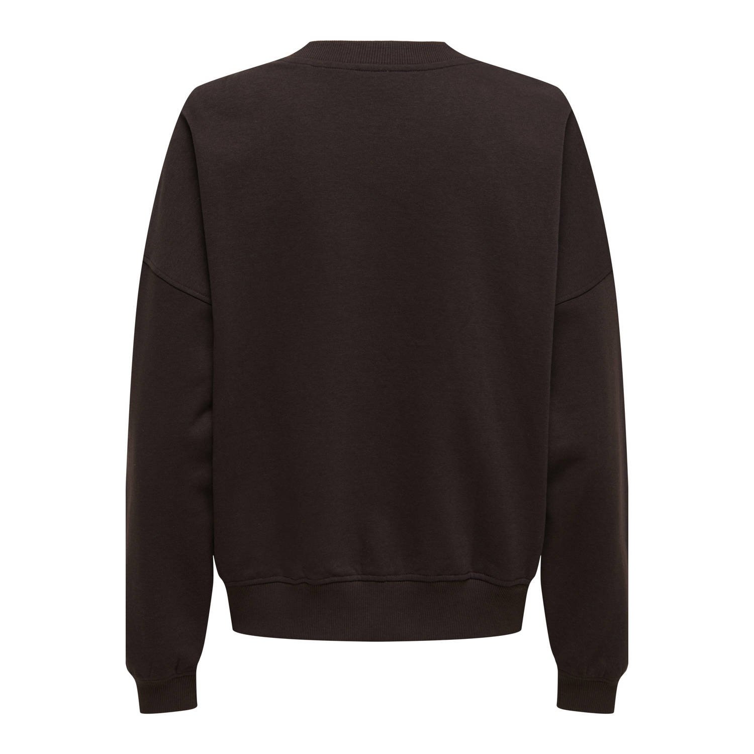 JDY sweater donkerbruin