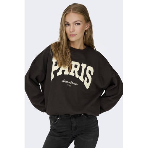 JDY sweater donkerbruin afbeelding