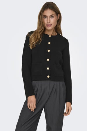 gebreid vest zwart