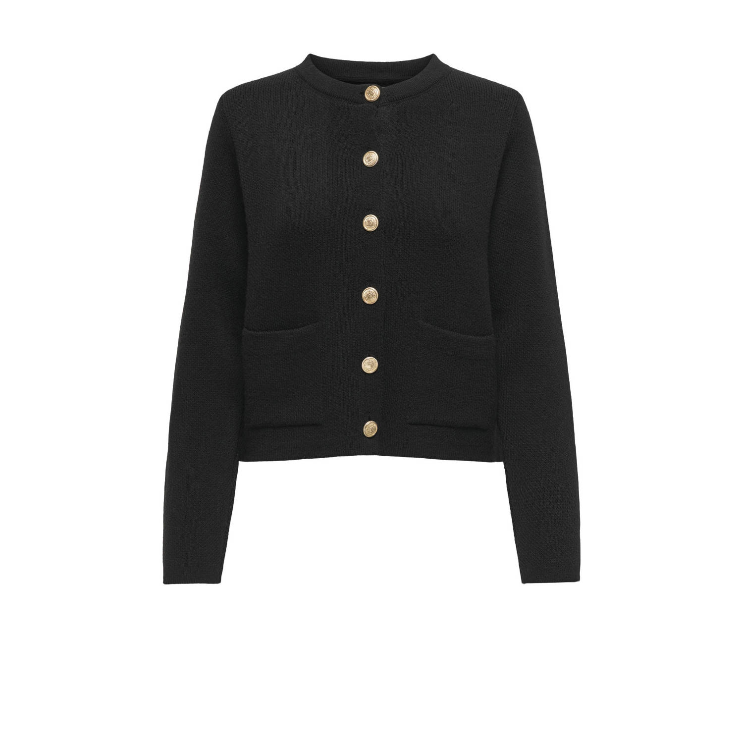 JDY gebreid vest zwart