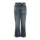 NOISY MAY Curve high waist wide leg jeans medium blue denim