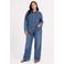 NOISY MAY Curve denim blouse medium blue denim