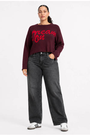 sweater donkerrood