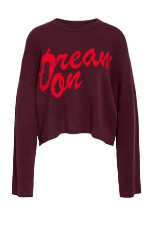 sweater donkerrood