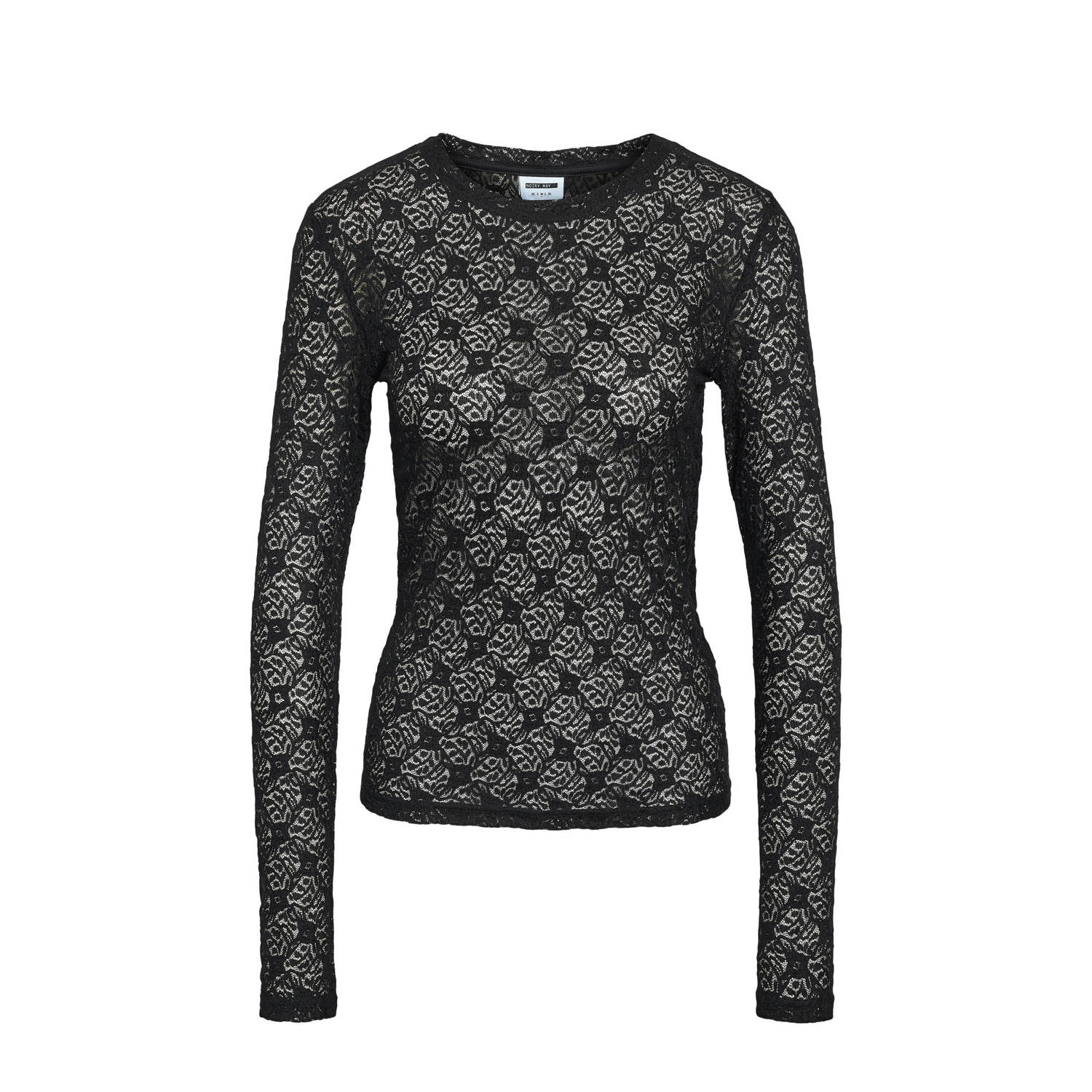 NOISY MAY Curve top zwart