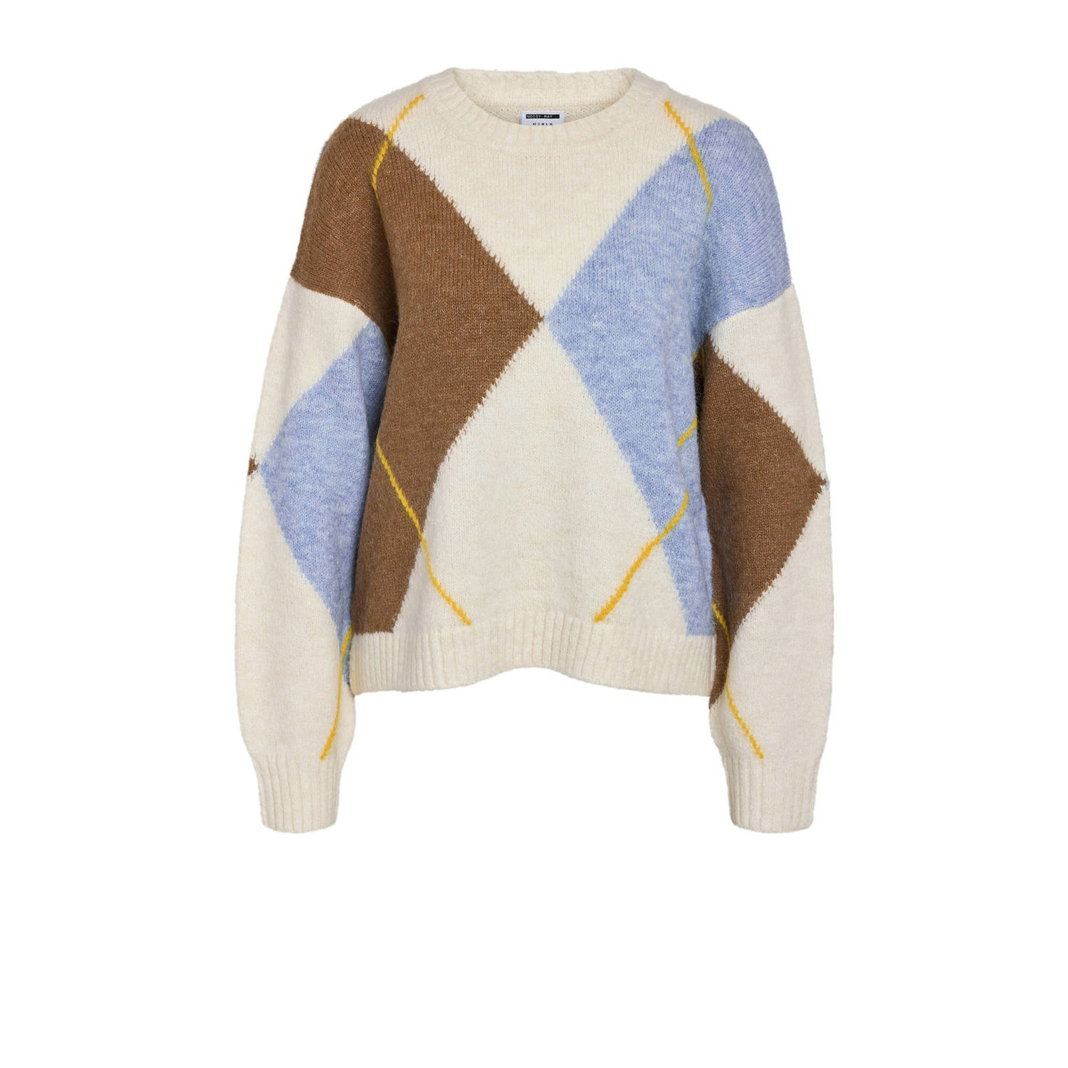 NOISY MAY Curve pullover multi fijn gebreid