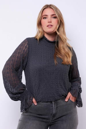blousetop antraciet