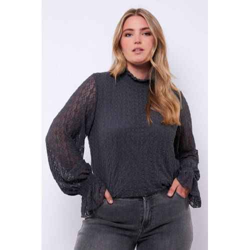 Exxcellent blousetop antraciet afbeelding