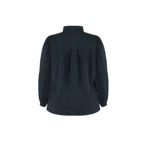 Exxcellent travelstof blouse zwart afbeelding