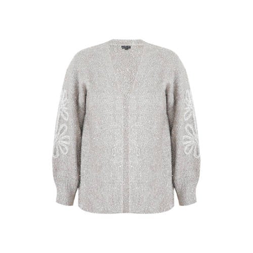 Exxcellent gebreid vest beige afbeelding
