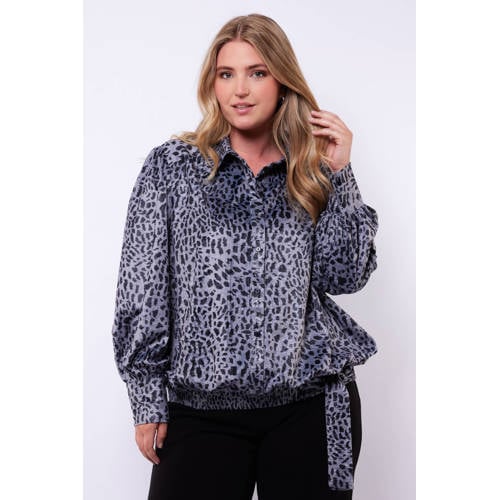 Exxcellent blouse grijsblauw afbeelding