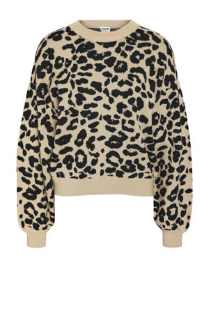 gebreide trui beige