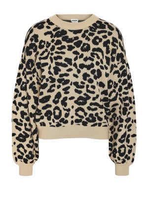 gebreide trui beige