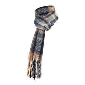 geruite sjaal donkerblauw