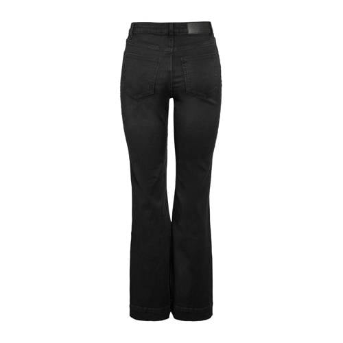 NOISY MAY Curve high waist flared jeans black denim afbeelding