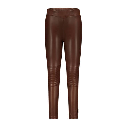 B.Nosy imitatieleren aansluitend legging bruin afbeelding