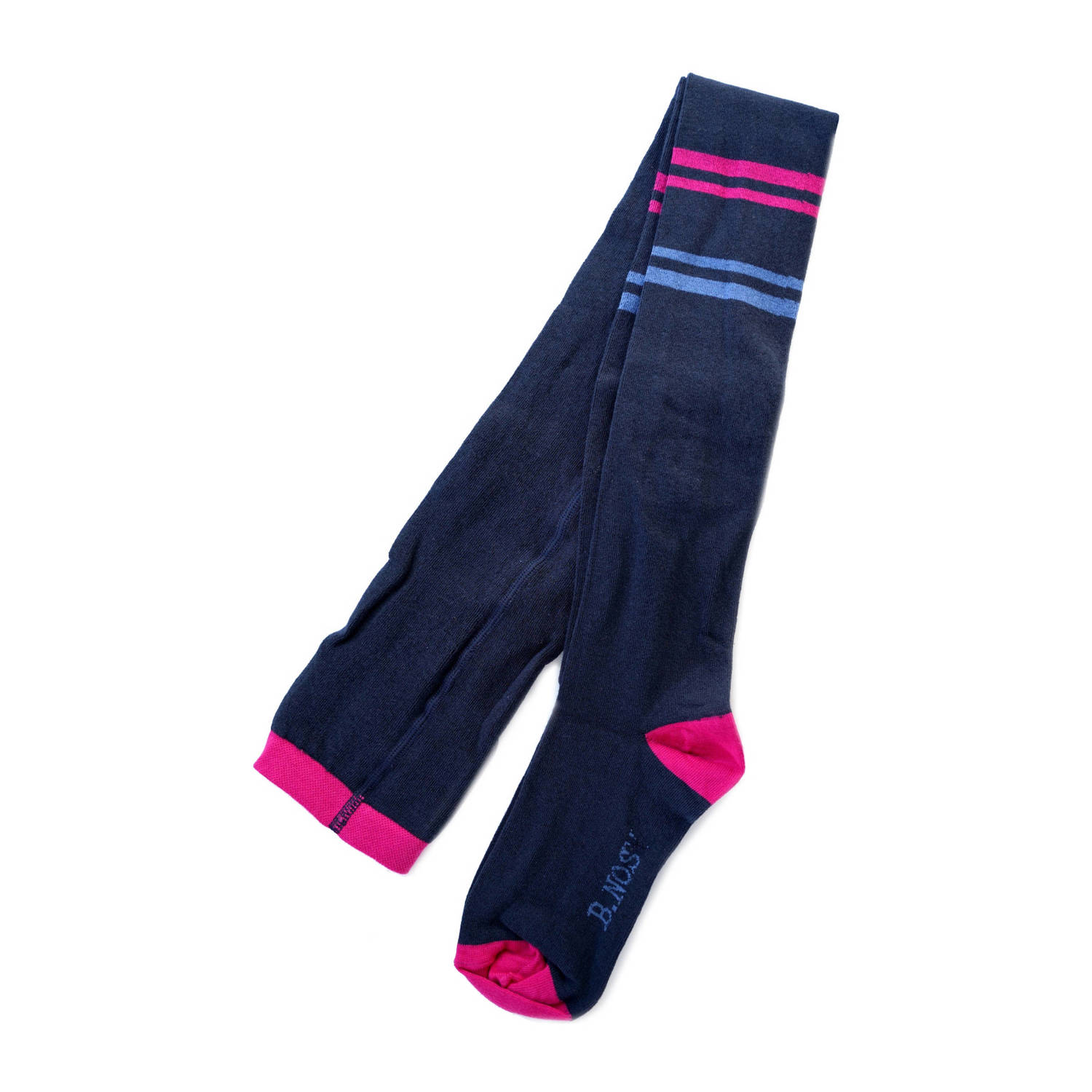 B.Nosy maillot donkerblauw blauw fuchsia
